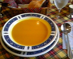 カボチャスープ